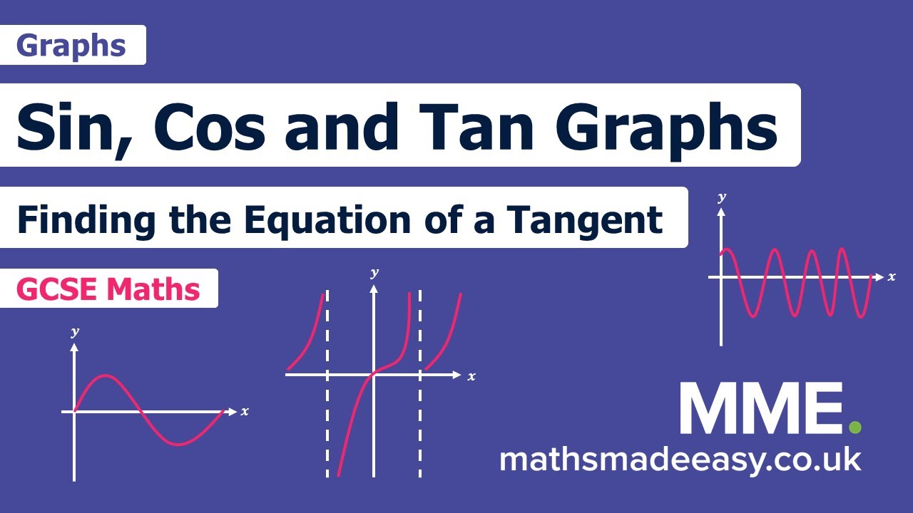 Graphs Sin Cos And Tan Graphs YouTube