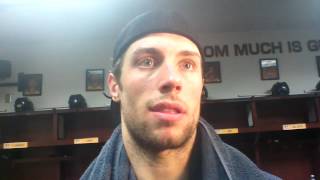 Craig Smith speaks after win over Blackhawks