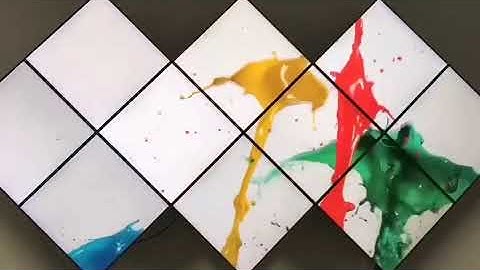 Full Square Ultra Narrow LCD Display