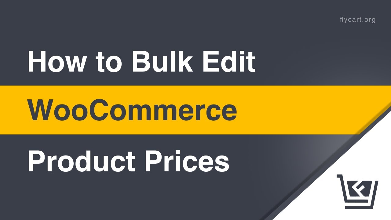 How to Bulk Edit WooCommerce Product Prices? - YouTube