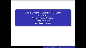 GATE 2018 EE Control Systems || Question -4