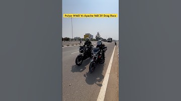 Pulsar N160 Vs Apache 160 2V Drag Race #shorts #trendingshorts #viralshorts #shortsfeed #ytshorts