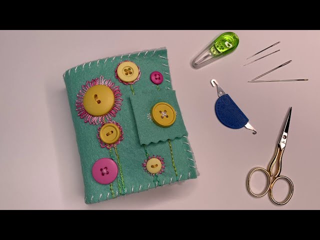 Little Birdie Secrets: how to make a felt needle book