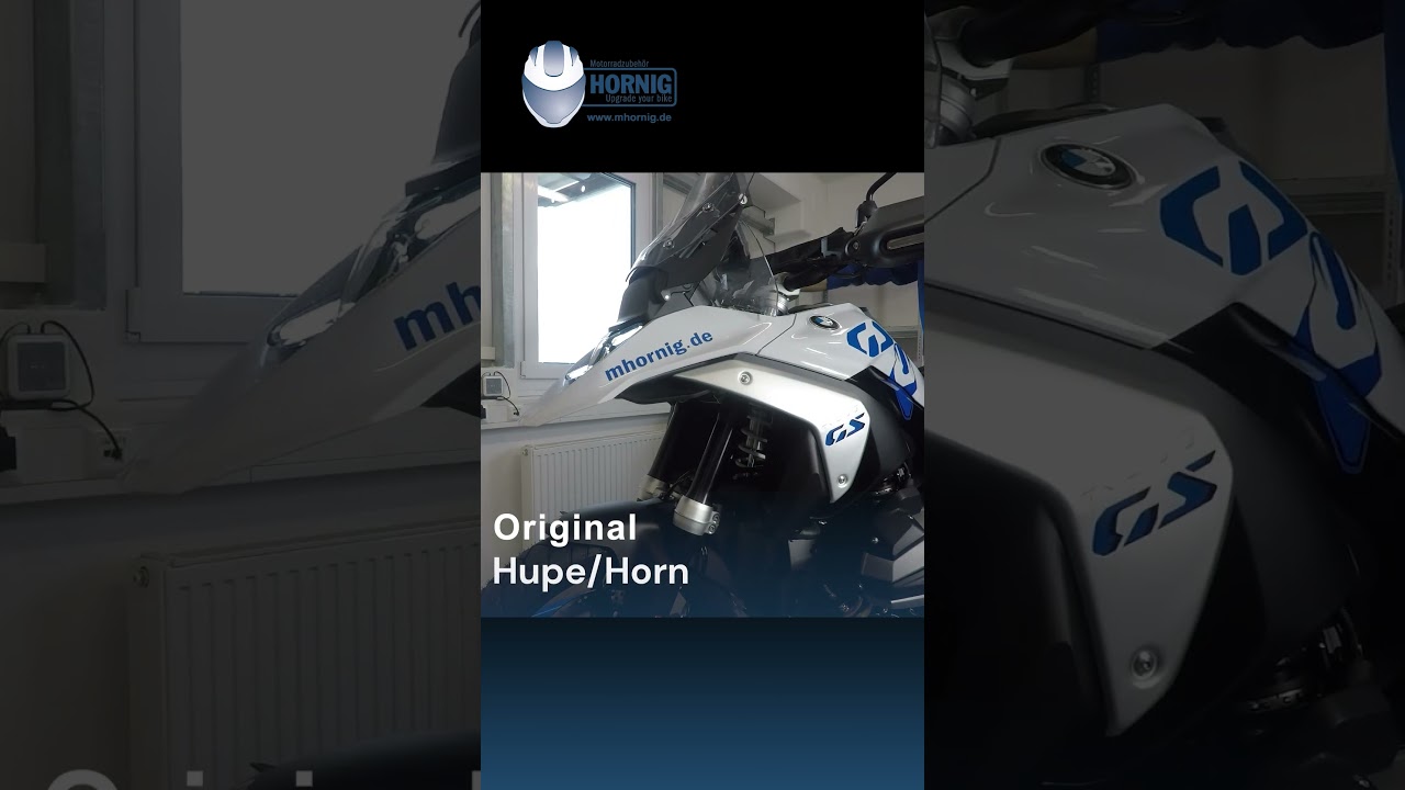 BMW R1300GS Laute Hupe - Loud Horn by HORNIG 