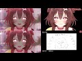 【ホロ合作】自作部分_比較映像