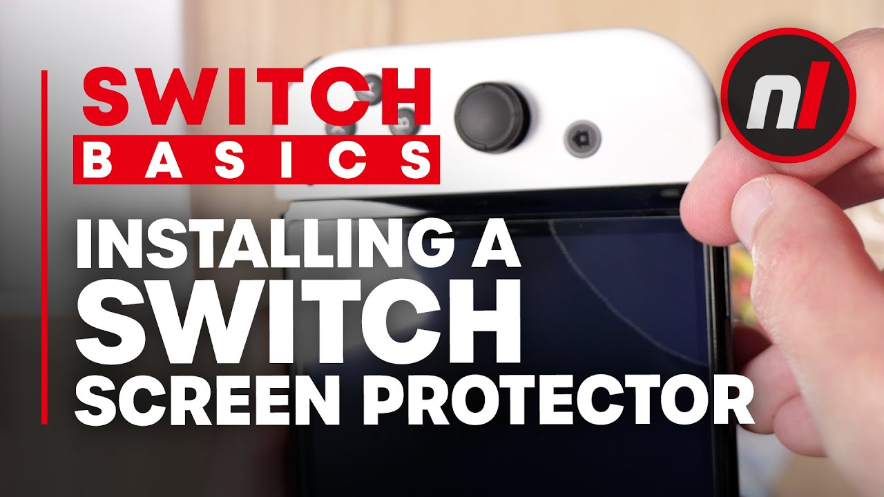 Comment poser un film/écran de protection sur Nintendo Switch OLED, Revue  produit Français
