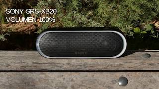 Prueba De Sonido Ue Wonderboom Vs  Sony Srs Xb20