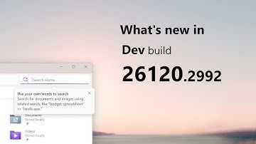 Windows 11 Dev build 26120.2992: better Windows Search!