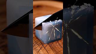 Soft Minecraft Diamond Block vs Obsidian Knife 😳💎#asmr #shorts #satisfying