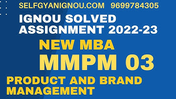mmpm 3 solved assignment 2022-23