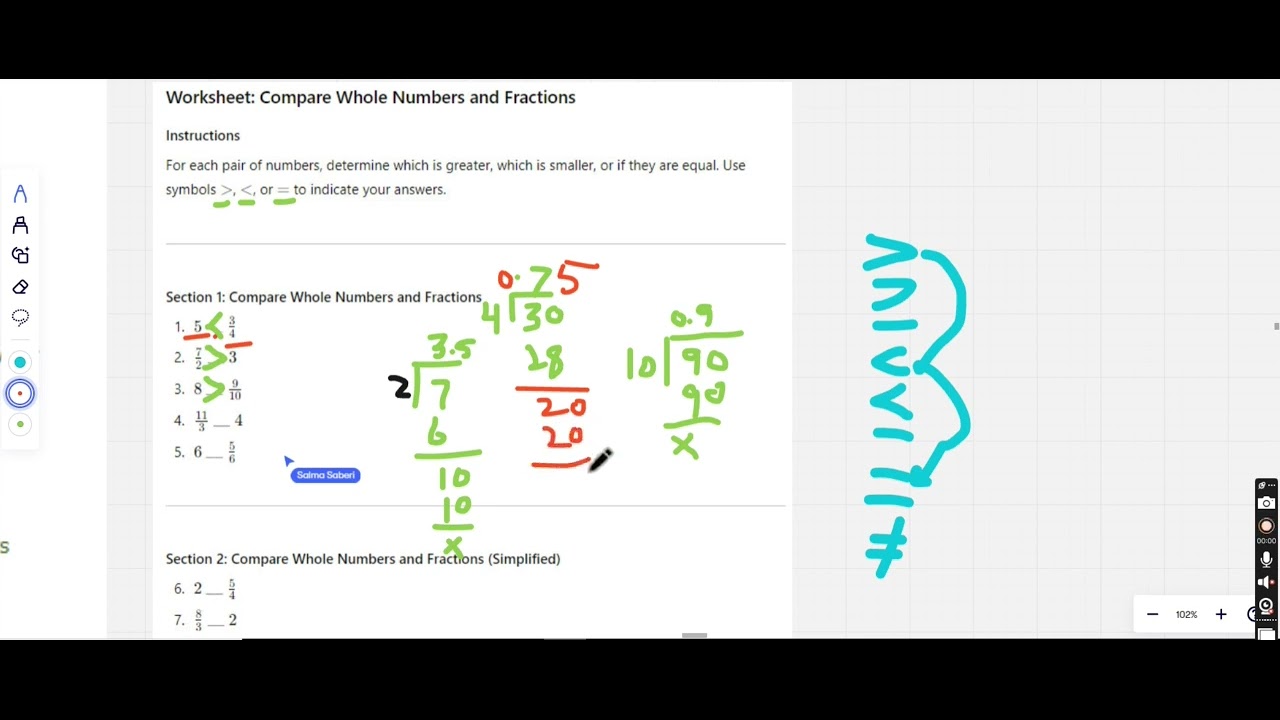 Understanding Whole Numbers vs. Fractions: A Comprehensive Comparison ...