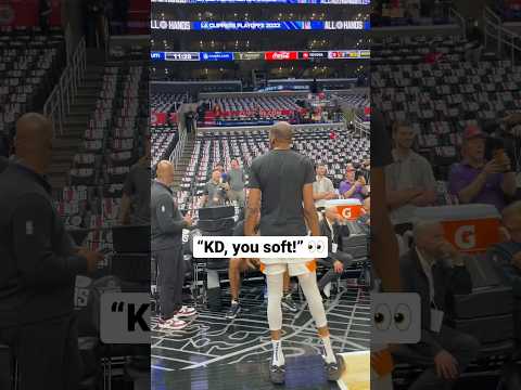 Kevin Durant Shuts Down Fan Who Yelled ‘KD, You Soft!”