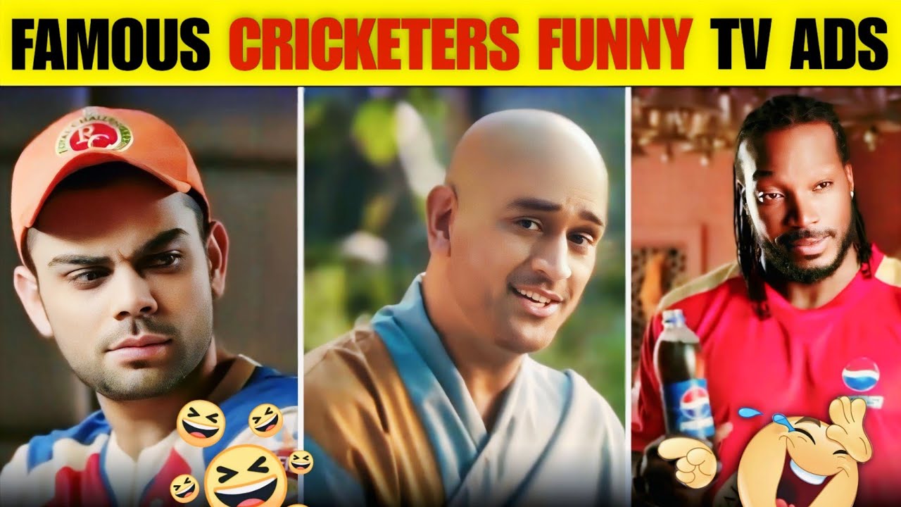 Famous Cricketers Funny Unseen TV ADS 😂| Virat Kohli ,Ms Dhoni , Chris Gayle 