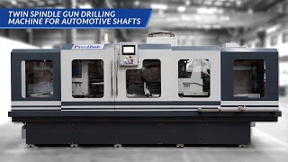 Twin Spindle Gun Drilling Machine For Automotive Shafts