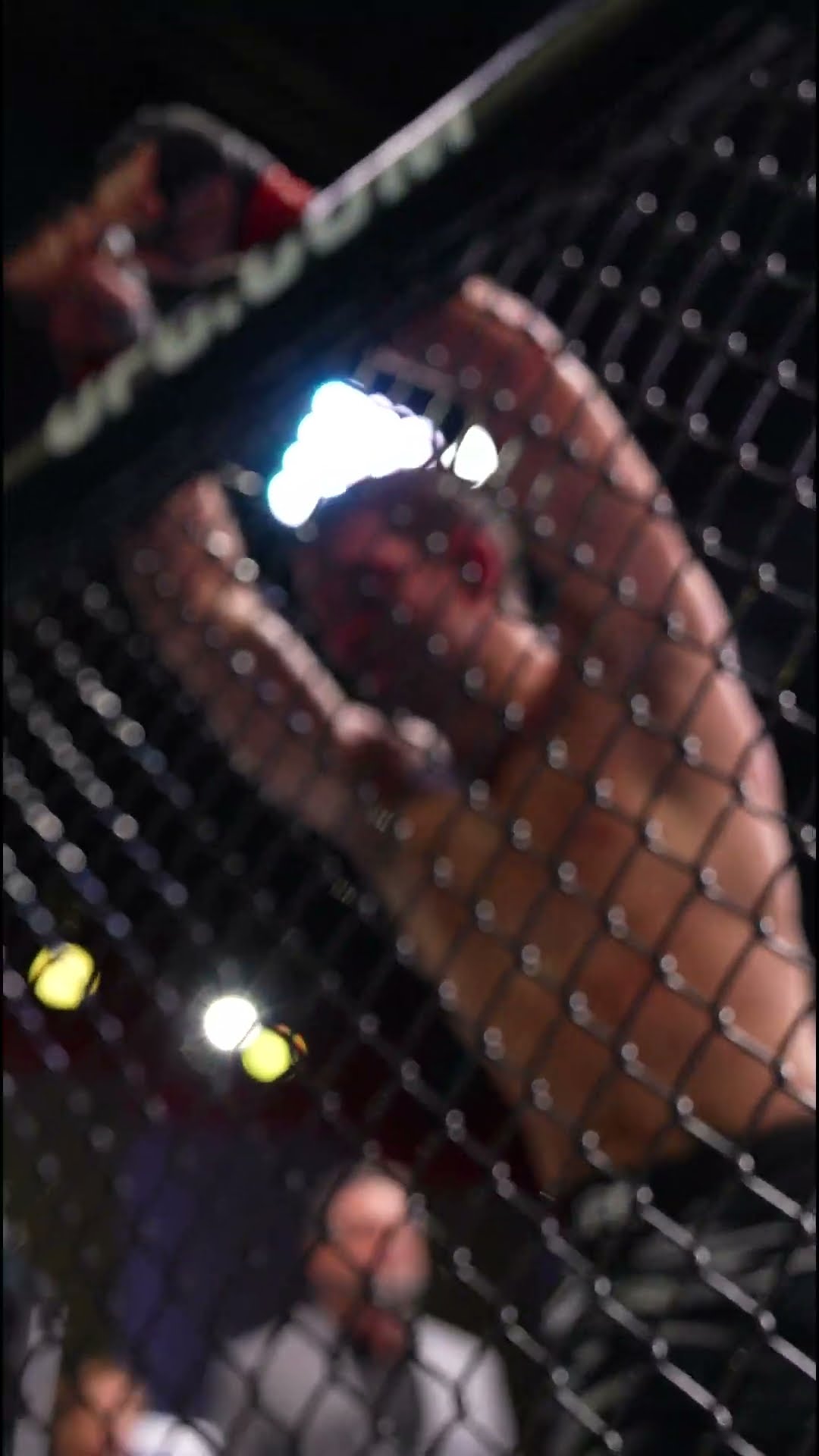 he tore his bicep ? #UFCVegas101