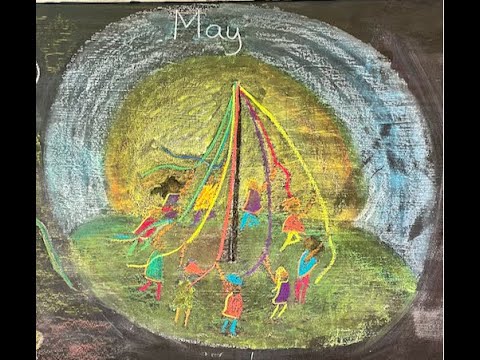 Spring time and the May Pole 2021 ~ Prairie Moon Waldorf School