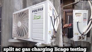 AC gas charging split AC gas charging R32 gas charging voltas ac ❔