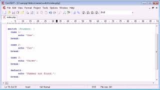 Beginner PHP Tutorial 28 switch Statement