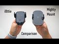 Mighty mount  iottie  automatic wireless car mount comparison