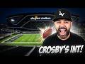Raiders Game Day Reacts: Crosby's Interception Hype! #shorts