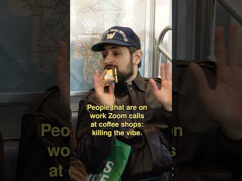 People that are on work Zoom calls at coffee shops: killing the vibe!! @rufat_agayev #wfm #work