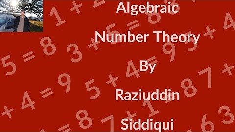 Algebraic Number  Theory Integral Basis Lecture 4