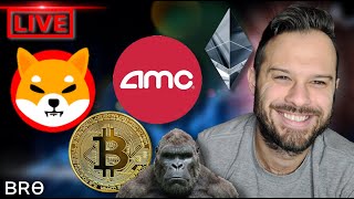 [LIVE] Stock Market and Cryptocurrency Trading Q\&A  #SHIB #LUNC #AMC Thursday!