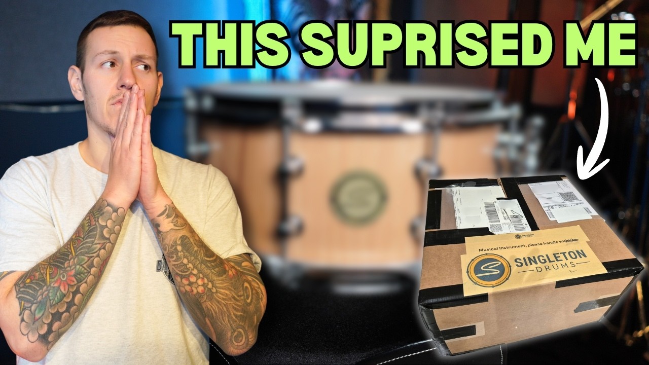 🪵 a 10mm beech stave snare, tested with zero studio tricks