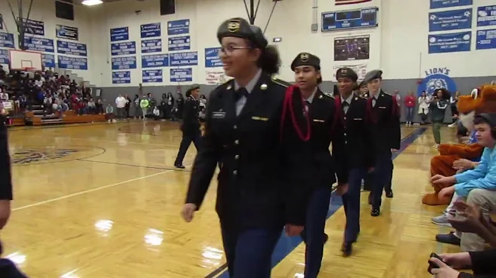 EHS Unarmed Drill Exhibition (Liberty Hill Pep Ral...