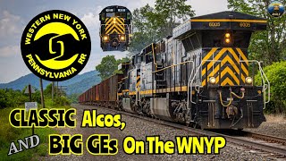 CLASSIC Alcos, And BIG GEs On The Western New York And Pennsylvania Railroad