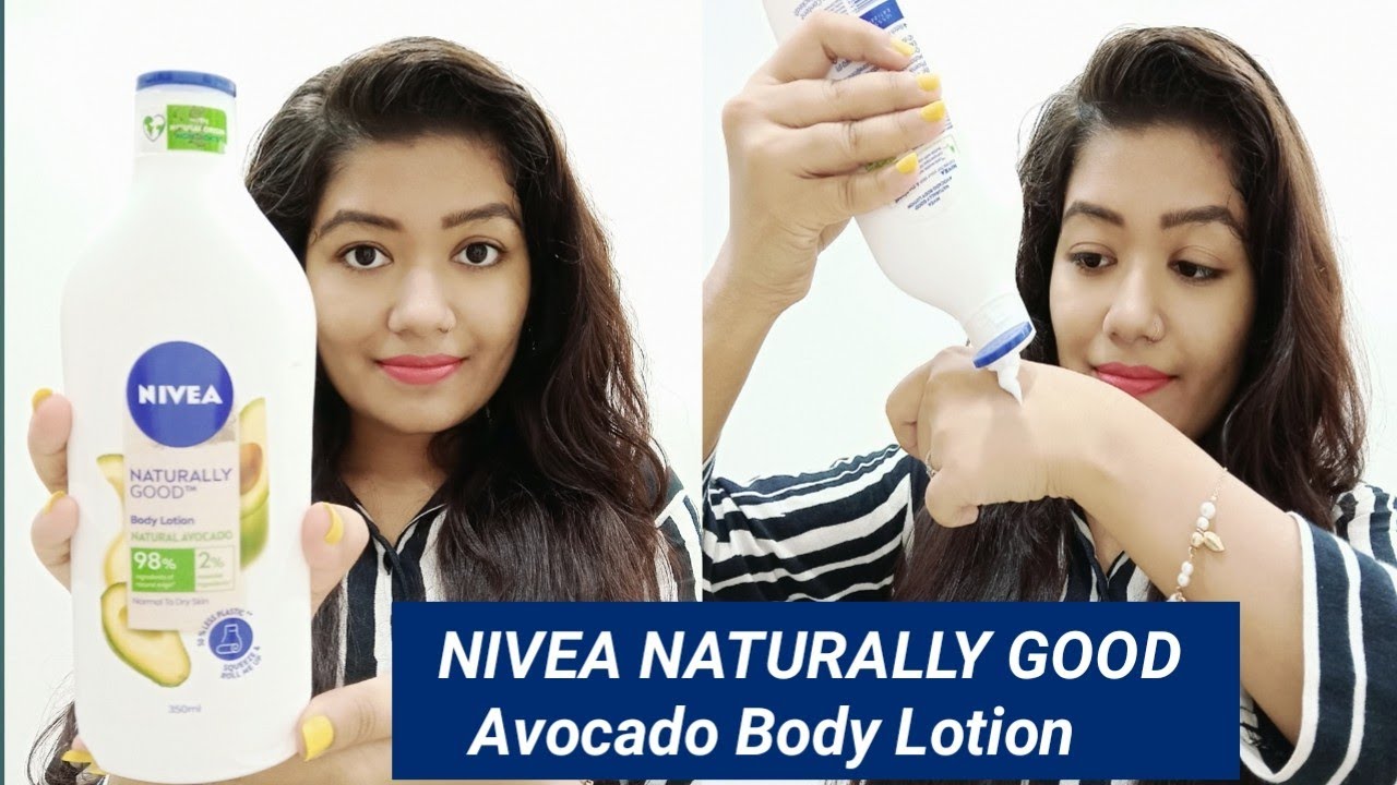 Daarbij Wonderbaarlijk zeevruchten New Nivea Naturally Good Body Lotion | Natural Avocado || Review || Krrish  Sarkar - YouTube