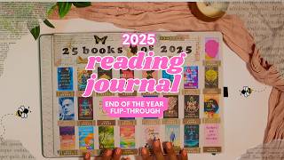 2025 Reading Journal Flip Through | End of the Year Completed Spreads