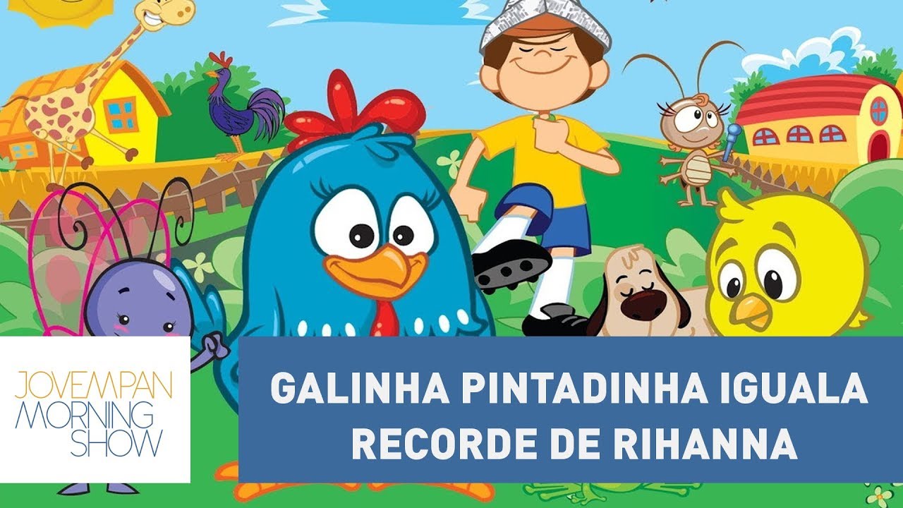 Canal Galinha Pintadinha iguala recorde de Rihanna no