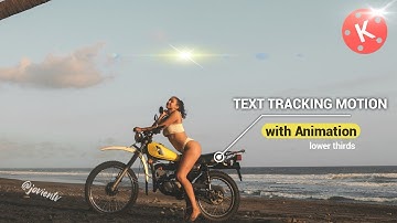 how to do TRACKING TEXT MOTION w/ Animation | JoVienTV