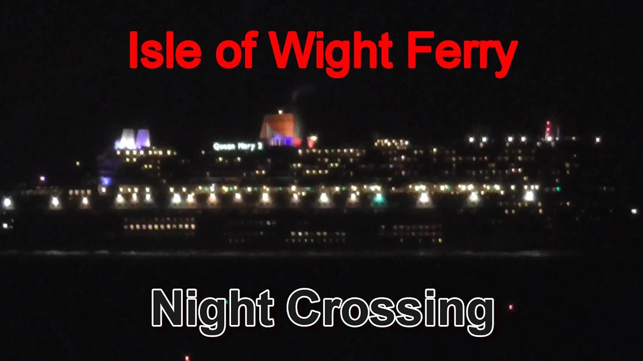 Red Funnel Night Crossing - Cowes to Southampton - Red Falcon