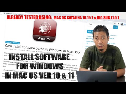 Cara install Software Windows di Mac OS (Catalina & Big Sur)
