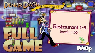 Diner Dash: Flo on the Go (PC) - FULL GAME 'Longplay' 1440p60 Walkthrough - No Commentary