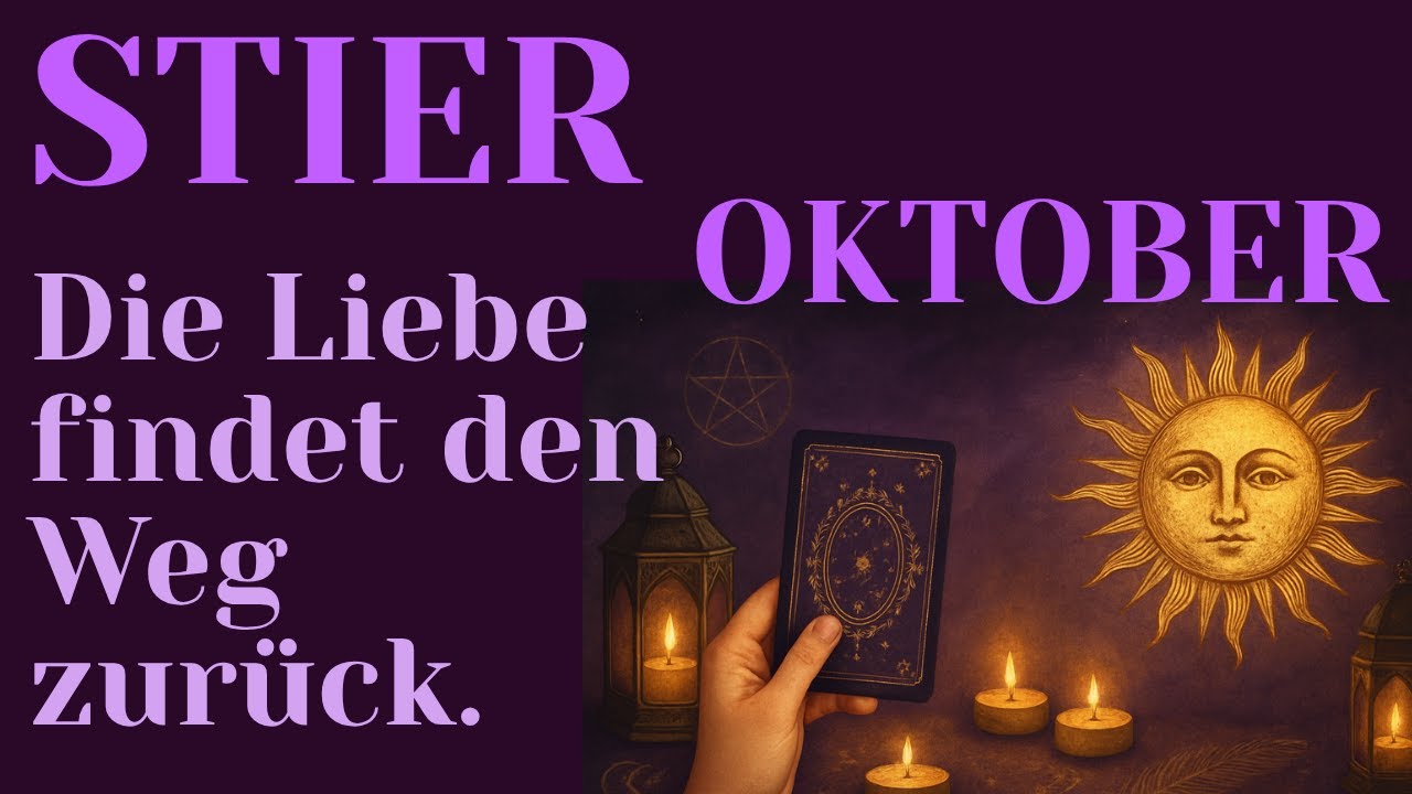 STIER♉️OKTOBER 2025🌟Nach Schmerz & Stille öffnet sich ein neuer Weg der Liebe.