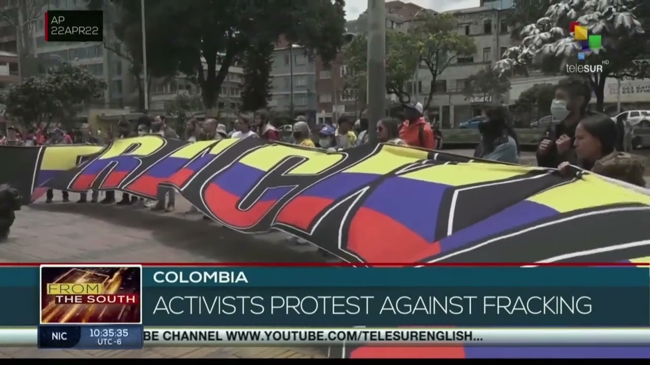 Colombia: Social movement organized an Earth‘s Day protest against fracking