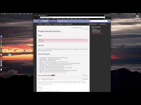 program execution functions in php (part 2)