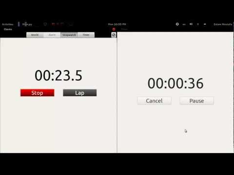gnome-clocks timer, testing.