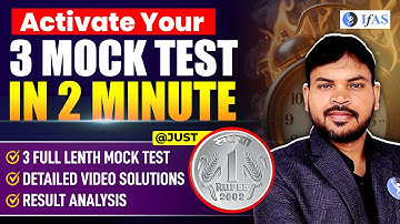 Activate Your 3 Mock Test in 2 Minutes at Just Rs 1 | IFAS | CSIR NET DEC 2025