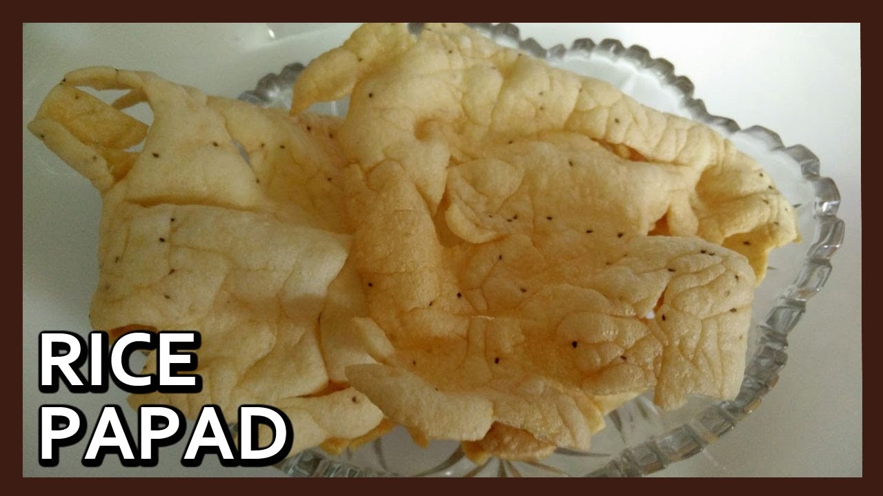 Rice Papad Recipe | Chawal ke Aate ka Papad | How to make Rice Papad by Healthy Kadai