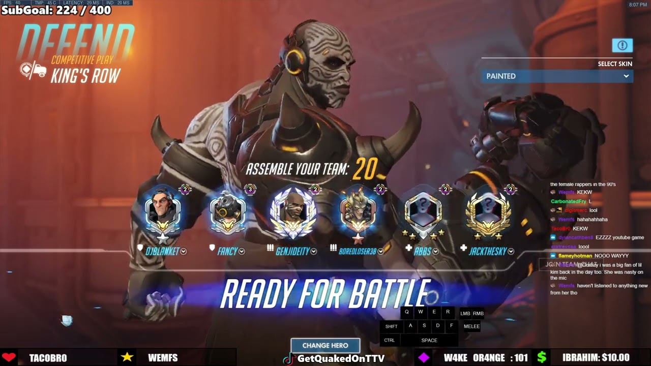 GetQuakedOn Doomfist Overwatch Gameplay Season 33 Top 500