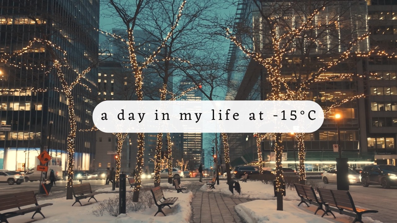 a day in my life at -15°C | vlog