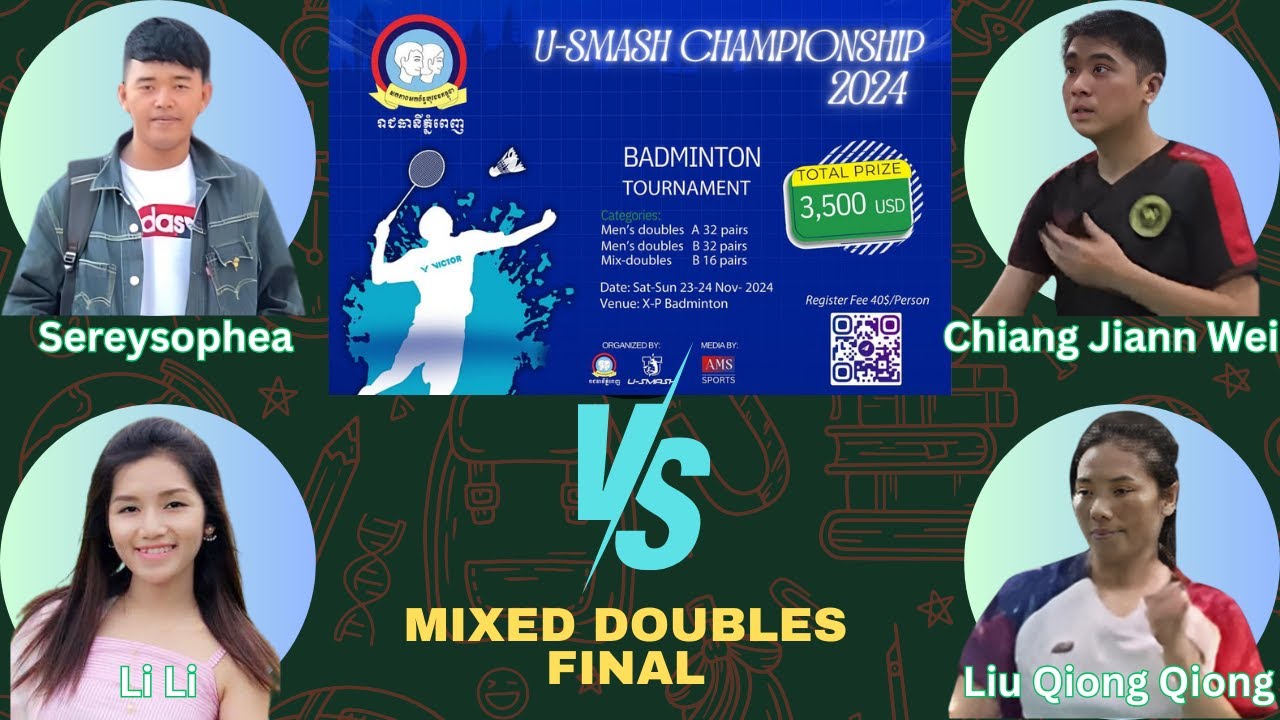 U-Smash Championship 2024 - Mixed Doubles - Final - YouTube