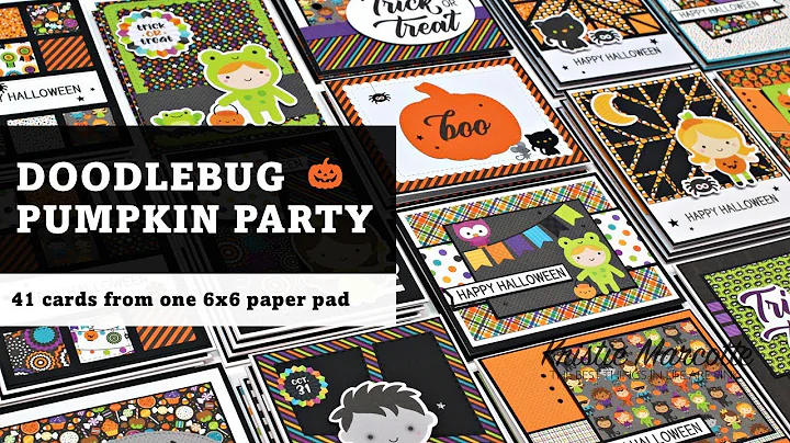 Doodlebug | Pumpkin Party | 41 cards from one 6x6 paper pad