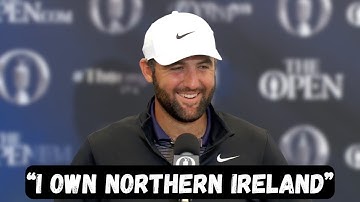 Scottie Scheffler TROLLS Rory Mcilroy after winning The Open Championship - Press Conference 