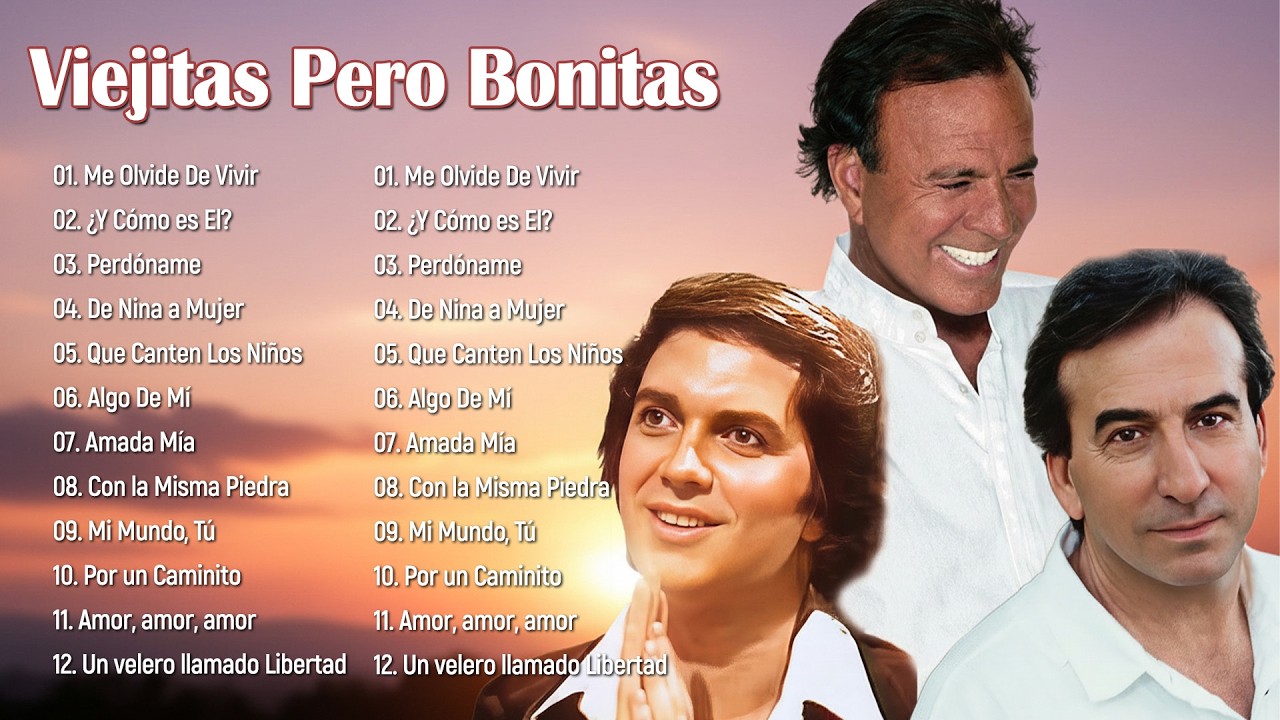 Camilo Sesto, José Luis Perales, Julio Iglesias Mix Exitos 🎶 Viejitas Pero Bonitas Mix