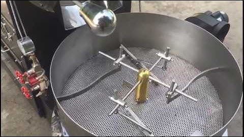 DY 15KG coffee roaster machine videos